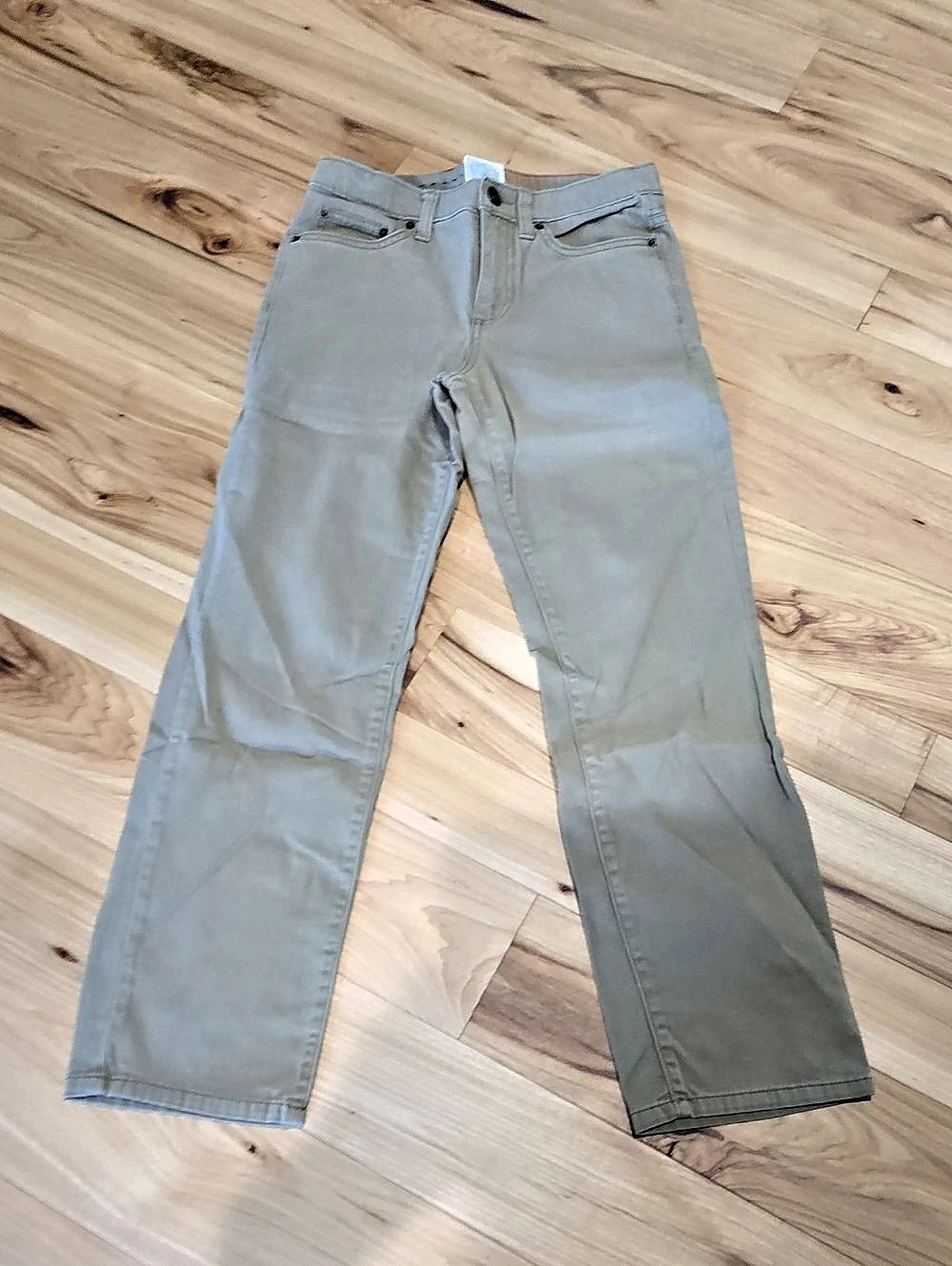 Boys Urban Pipeline Straight Leg Pants Waist 12 Khaki